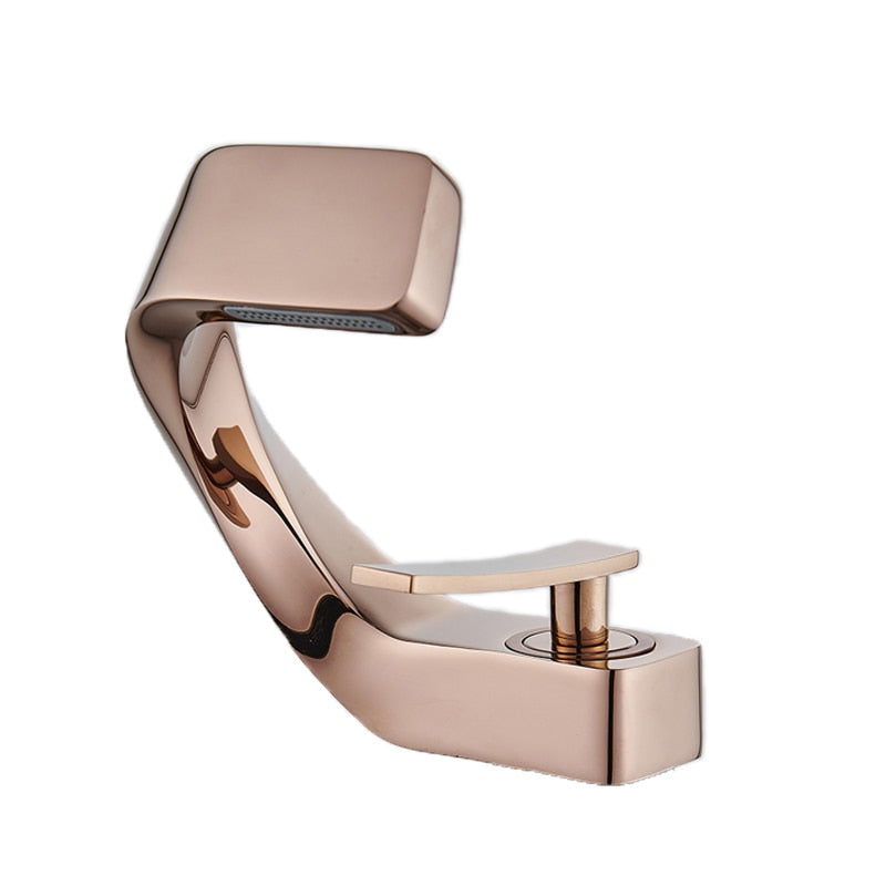 robinet-mitigeur-lavabo-penche-design-dore-rose-524.jpg - Robinet de cuisine